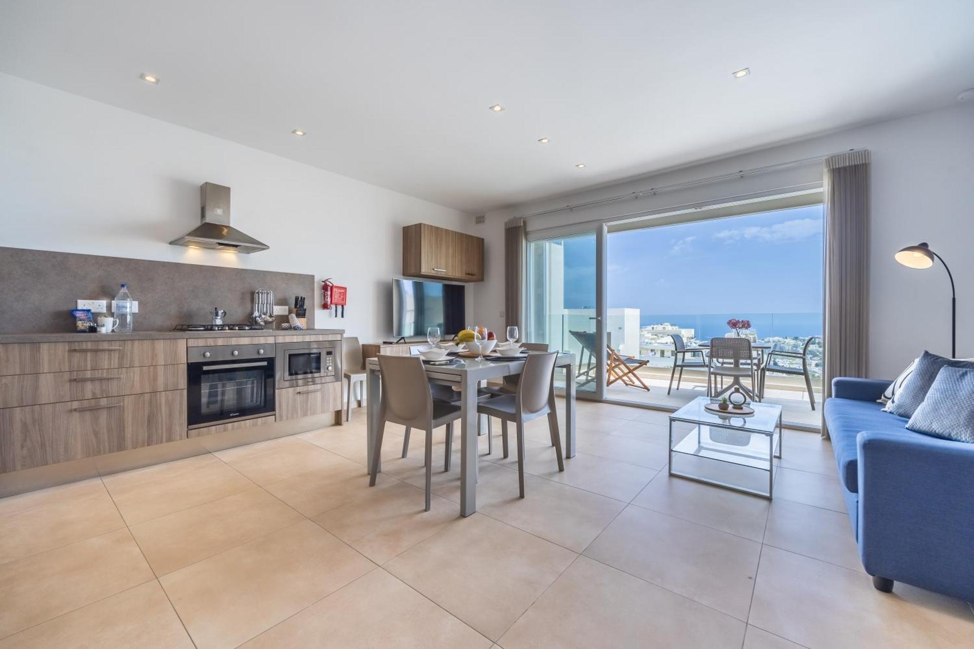 Fl5 Thelodge Amazing Views W Terrace By Homely Mellieha Exterior foto