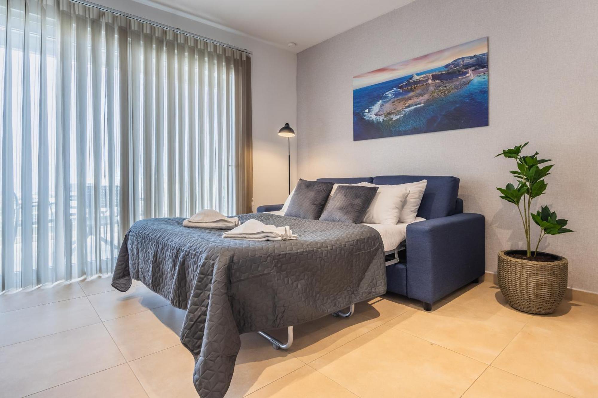 Fl5 Thelodge Amazing Views W Terrace By Homely Mellieha Exterior foto